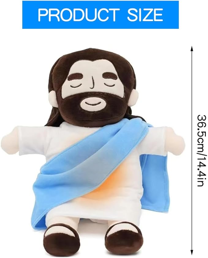 Peluche de Jesús que respira